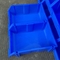Niebieskie plastikowe pojemniki do układania w stosy 20 kg Pojemniki do przechowywania nakrętek i śrub